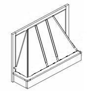 AWH36 Ice White Shaker Wall Range Hood (RTA)