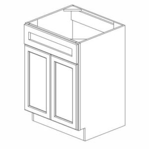 S3621B Ice White Shaker Vanity Sink Base Cabinet