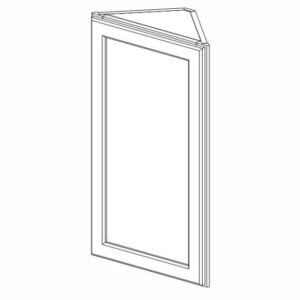AW30 Ice White Shaker Wall Angle Cabinet