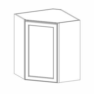 WDC2430 Petit Brown Wall Diagonal Corner Cabinet (RTA)